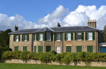The rear elevation of Brooklands House. Photo: Andrew Roberts, 17 September 2011.