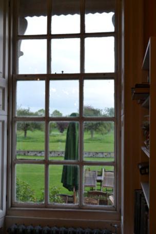 View over the garden from the Library, Anstey Hall, Local History Group visit. Photo: Andrew Roberts, 15 May 2012.