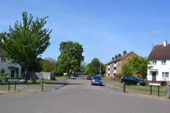 Anstey Way from Paget Road, May 2011.