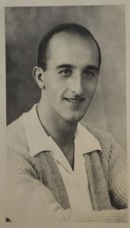 Photograph of Claudio Rossi, Italian friend of Frank and Joan Edwards. Claudio Rossi was one of the Italian prisoners at the Trumpington PoW camp in the 1940s. Source: Jo Speak.