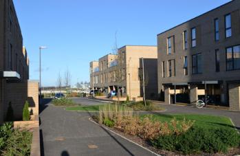 Looking along Ellis Road to Whittington Road, Paragon development. Photo: Andrew Roberts, 20 November 2015.