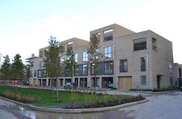 Newly completed homes at the northern end of Whitelocks Drive, Aura development. Photo: Andrew Roberts, 20 November 2015.