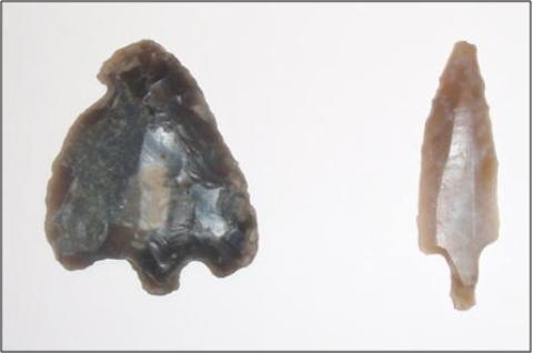 Middle Bronze Age struck flint arrowheads from the northern part of Clay Farm, Area B. Oxford Archaeology East.