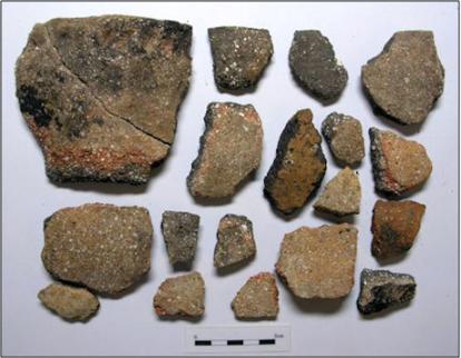 Pottery from the Middle Bronze Age ditch. Source: Oxford Archaeology East, 2011.