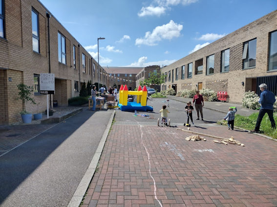 Fawcett Road and Cornwell Road street party, 7 May 2023.