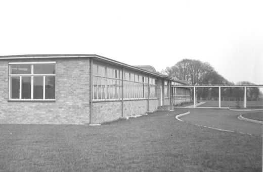 Fawcett School, exterior, 1950s. Photograph: Cambridgeshire Collection.