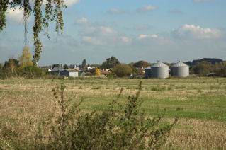 Glebe Farm from Bishop�s Road, looking towards Shelford Road, before work starts on the Addenbrooke�s Access Road. Photo: Stephen Brown, October 2007.
