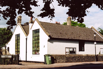 The former Church School (later the Church Hall then a nursery) from Grantchester Road. Photo: Andrew Roberts, 1 August 2008.