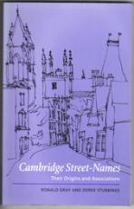 Front cover, Cambridge Street Names