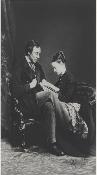 Portrait of Henry Fawcett and Millicent Fawcett, pre 1884. Newnham College Archives.