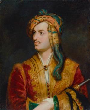 Lord Byron, replica by Thomas Phillips, circa 1835, based on a work of 1813, NPG 142, © National Portrait Gallery, London. [Creative Commons CC BY-NC-ND 3.0]
