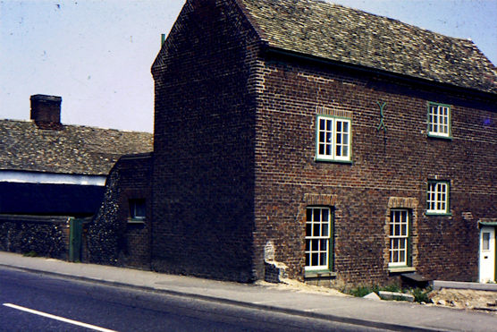 Manor Farm, Trumpington High Street, as the farm was about to be demolished, 1969. Photo: Edmund Brookes.
