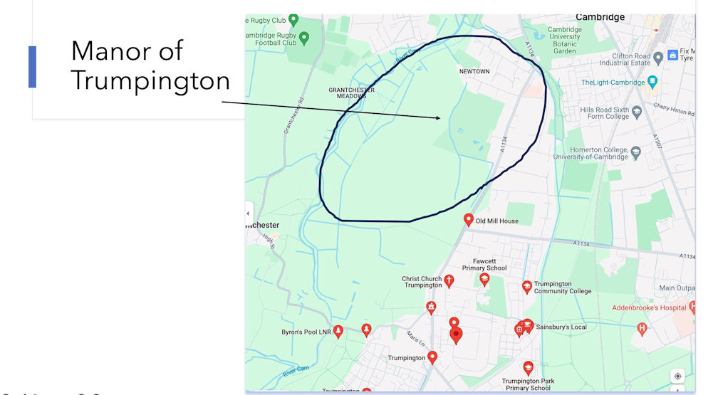 Figure 3: Manor of Trumpington.