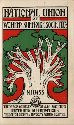 National Union of Women's Suffrage Societies pamphlet, 1913. Women’s Library Archives.