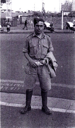 Stanley James Newell, R.A.O.C., in Durban, South Africa, en route to El Alamein, 1942. Newell Family collection.