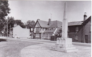 The Red Lion and War Memorial, 1969.