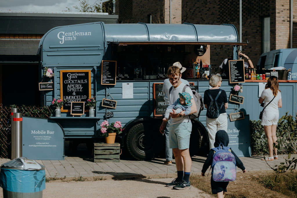 Gentleman' Jim's food truck, the Jubilee Garden Party, Clay Farm Community Garden, 25 June 2022. Photo: Gabriella Fuzi, 25 June 2022.