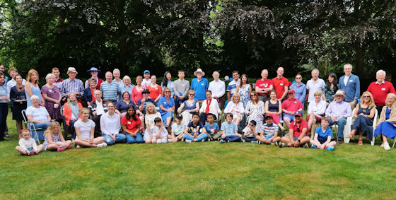 Participants at the Wingate Way and Wingate Close Platinum Jubilee Party, 2 June 2022. Photo: Martin Jones, 2 June 2022.