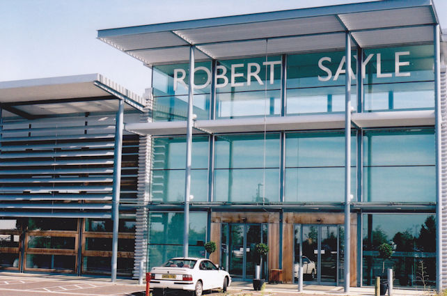 Robert Sayle (John Lewis) service building, adjacent to the Park & Ride site. Photo: Andrew Roberts, August 2007.