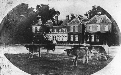 Anstey Hall, built c. 1700. From a photograph used by Percy Robinson during lectures in the 1920s-1940s.