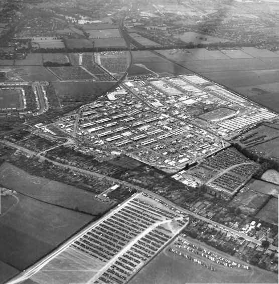 Aerial view of the 1951 Royal Show.