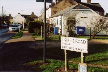 The start of Bishop’s Road, January 2008.