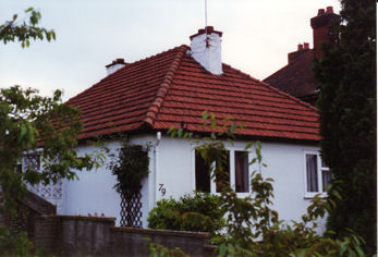 The original bungalow at 79 Shelford Road, 1997.