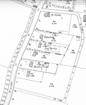 1901 Ordnance Survey map of the area.