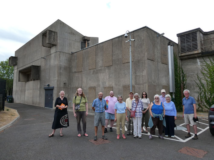 Participants outside the Centre for Material Culture for the second Local History Group visit. Photo: Rosie Croysdale, 4 August 2026.