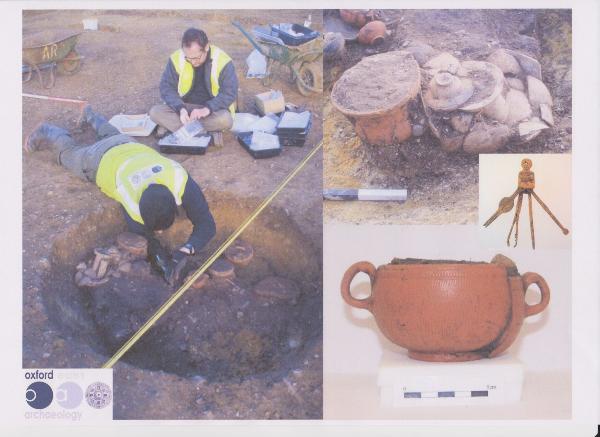 The Roman cremation burial, Clay Farm. Oxford Archaeology East.