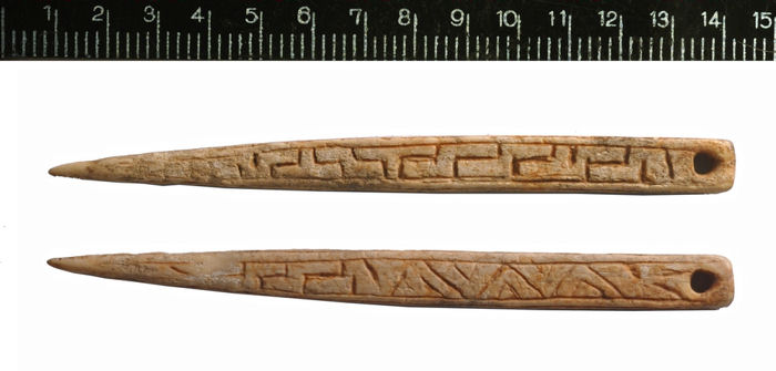 The Anglo-Scandinavian pin. Source: © Cambridge Archaeological Unit.