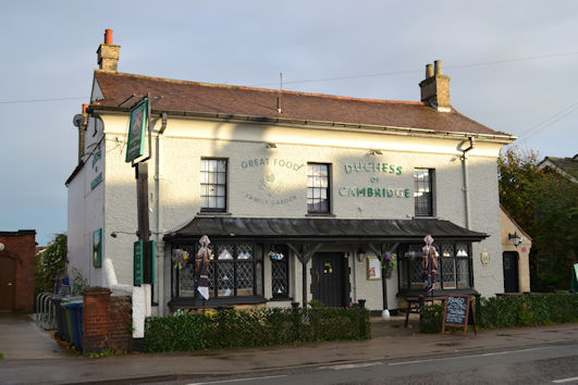 The Duchess of Cambridge public house (formerly the Tally Ho and Hudson’s Ale House). Photo: Andrew Roberts, 6 November 2022.