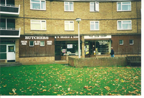 The Anstey Way shops in 2000. Ken Fletcher.