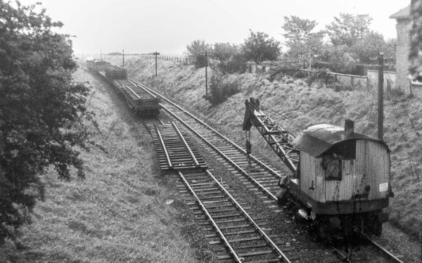 Removing railway track, Shelford Road, 1969. Margaret Marrs (Stephen Brown) (stop 11).