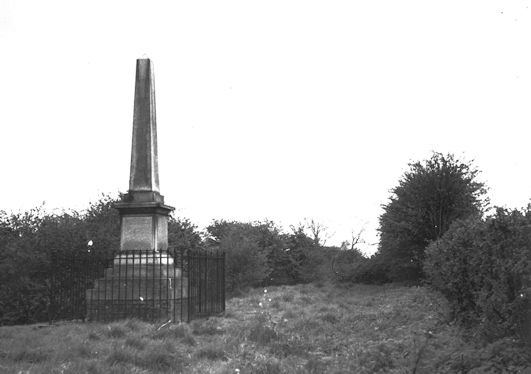 The Monument at Nine Wells, 1937. Cambridgeshire Collection (stop 9).