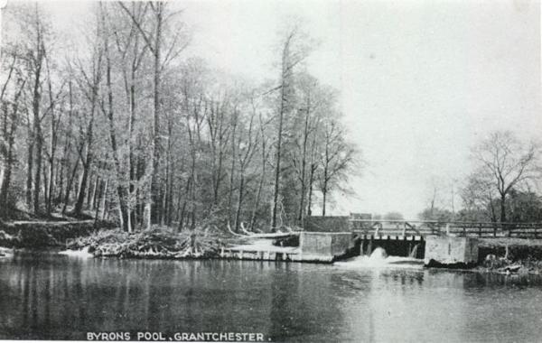 Byron’s Pool, photograph by R.E. Ruh, c. 1934. Cambridgeshire Collection (stop 4).