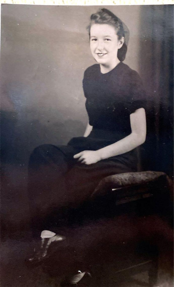 Photograph of Mary ..., friend of Vittorio Prati. Source: Cristina Prati, May 2022.