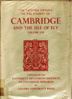 Front cover, Victoria County History of Cambridge, Volume VIII
