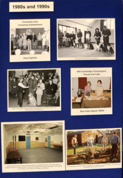 Display panel about the history of the Village Hall, Centenary Exhibition, October 2008.