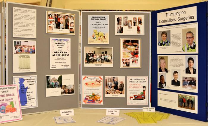 Display panels from Trumpington Tuesday Group and Trumpington Councillors’ Surgeries, Trumpington Village Hall Centenary Exhibition, 21-25 October 2008