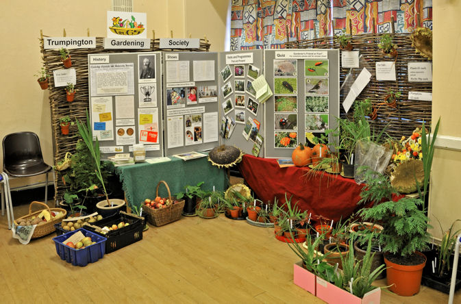 Display panels from Trumpington Gardening Society (TruGS), Trumpington Village Hall Centenary Exhibition, 21-25 October 2008
