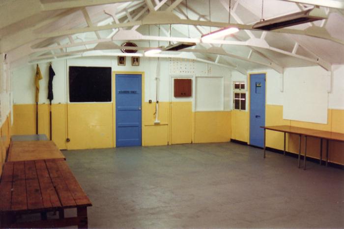 One of the Scout Huts located just behind the Village Hall, 1980s.