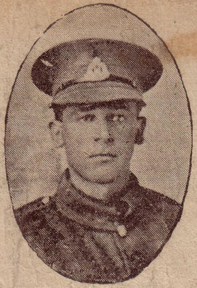Private James Richard Wilson, �killed in action August 30th, aged 23�. Photo: Cambridge Chronicle.
