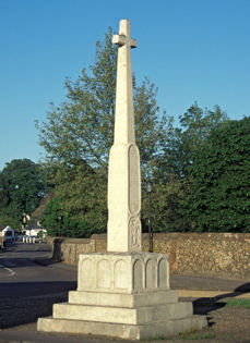 View from the north east, Trumpington War Memorial. Photo: Arthur Brookes, 1997.