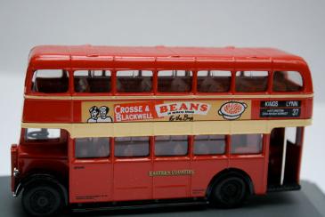 Model of an Eastern Counties double decker bus