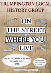 Poster for the On the Street Where You Live meeting