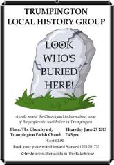 Look Who's Buried Here! 27 June 2013