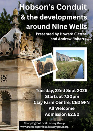 Local History Group meeting on 22 September 2026.