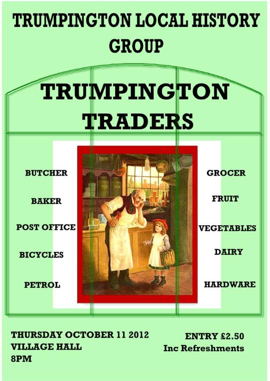 Trumpington Traders, 11 October 2012