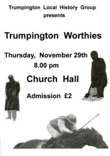 Trumpington Worthies, 29 November 2001